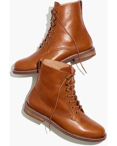 MW The Kellie Lace-up Boot - Brown