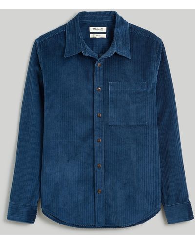 MW Corduroy Easy Long-sleeve Shirt - Blue