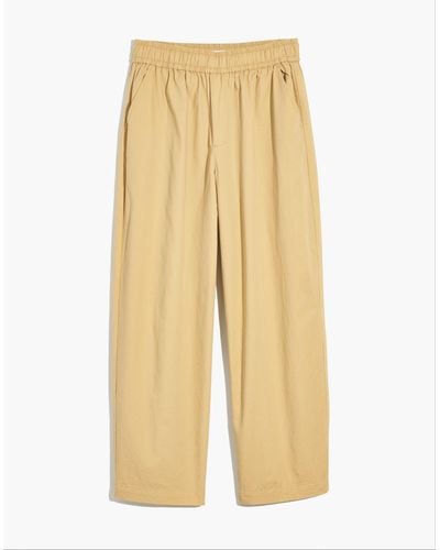 MW Pull-on Oversized Balloon Pants - Natural