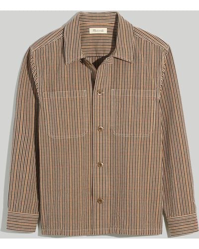 MW Boxy Shirt-jacket - Brown