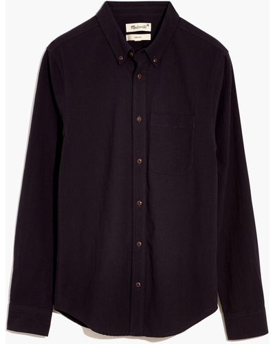 MW Crinkle Cotton Perfect Long-sleeve Shirt - Blue