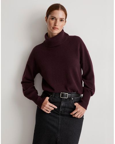 MW (re)sponsible Cashmere Turtleneck Sweater - Red