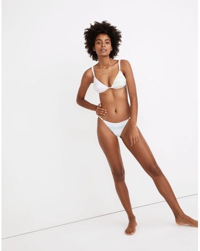 MW Solid & Striped® Lulu Bikini Bottom - White