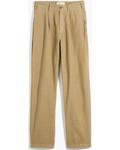 MW Pleated Chino Pants - Multicolor