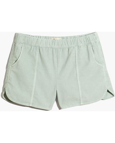 MW Madewell X Free & Easy® Corduroy Shorts - Green