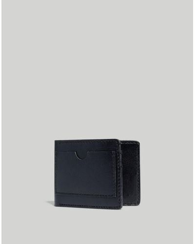 MW Leather Billfold Wallet - Blue