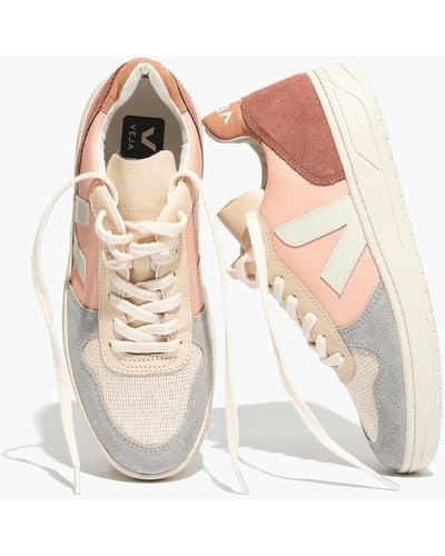 Madewell Veja V-10 Trainers In Colorblock - Multicolour