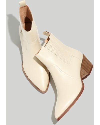MW The Western Ankle Boot - Natural
