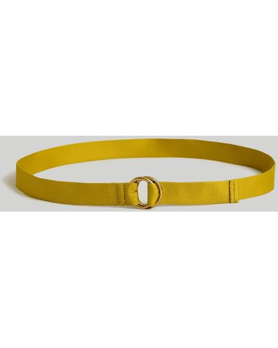 MW Grosgrain Belt - Yellow