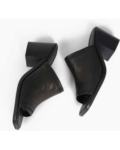 MW Intentionally Blank Imply Slide Mules - Black