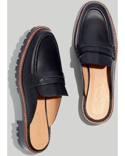 MW The Corinne Lugsole Loafer Mule - Blue