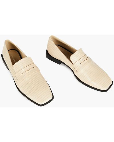 MW Intentionally Blank Leather Ohara Loafers - Natural