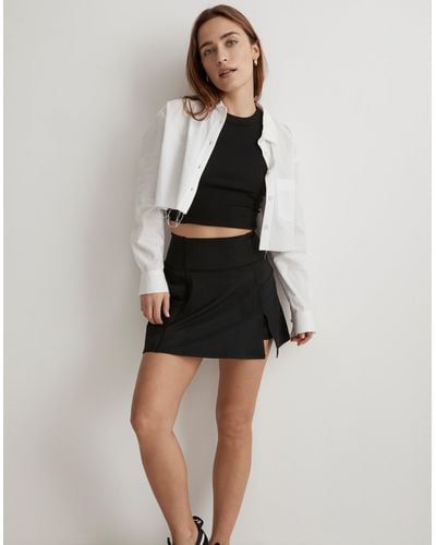 MW Flex-side Slit Skirt - Black