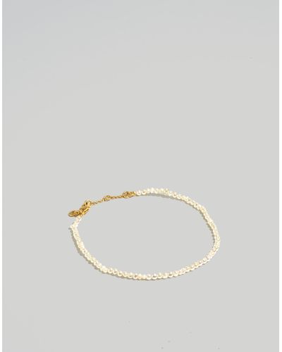 MW Micro Freshwater Pearl Anklet - Multicolour