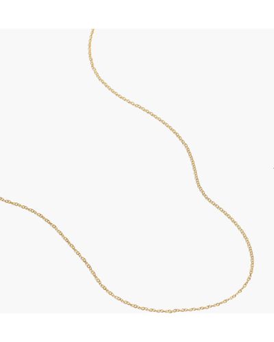 MW Delicate Collection Demi-fine 14k Plated Chain Necklace - Natural