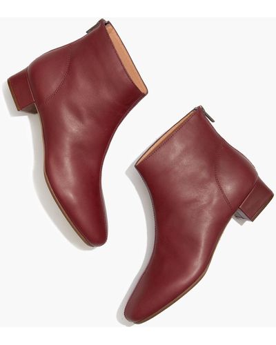 MW The Rena Ankle Boot - Red