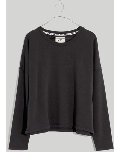 MW Plus L Superbrushed Easygoing Sweatshirt - Black