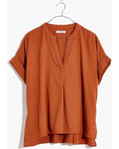 MW Lakeline Popover Shirt - Brown