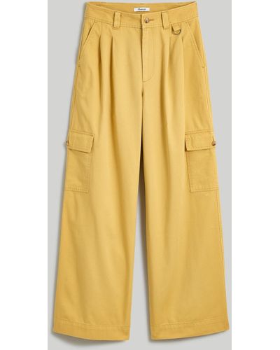 MW The Harlow Wide-leg Cargo Pant - Natural