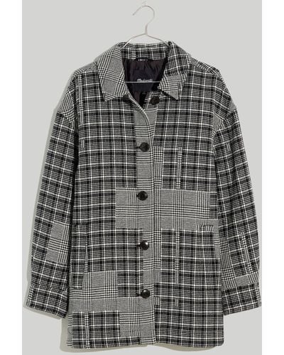 MW Quilt-lined Shirt-jacket - Grey