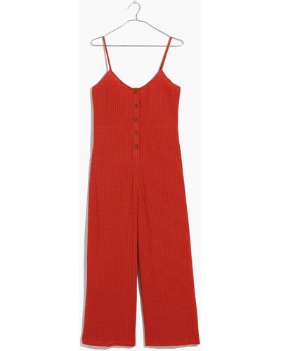 MW Textured Cover-up Jumpsuit