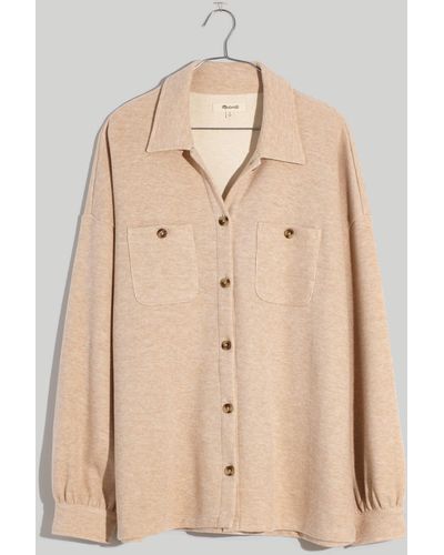 MW Plus Double-faced Shirt-jacket - Natural