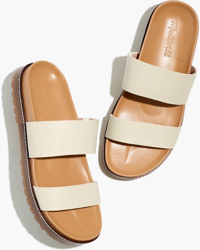 MW The Charley Double-strap Slide Sandal - Natural