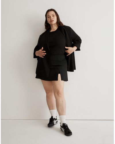 MW Plus Flex Side Slit Skirt - Black