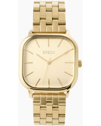 MW Breda 18k Gold-plated Visser Watch - Metallic