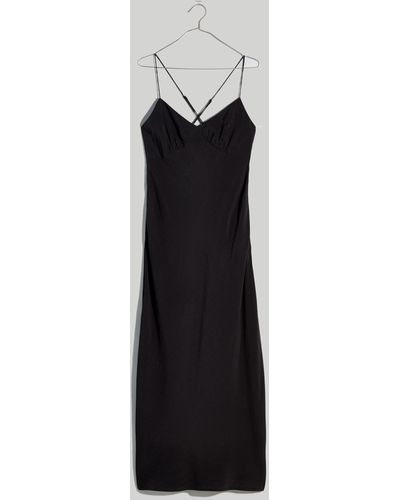MW The Layton Midi Slip Dress - Black