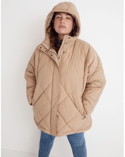 MW Plus Holland Quilted Puffer Parka - Natural