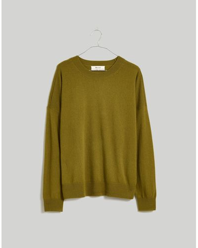 MW (re)sponsible Cashmere Oversized Crewneck Sweater - Brown