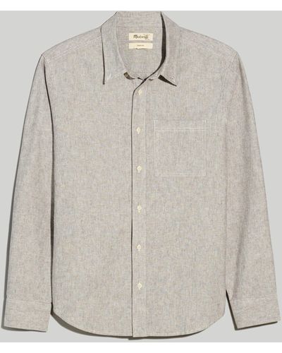 MW The Vintage-worn Oxford Shirt - Grey