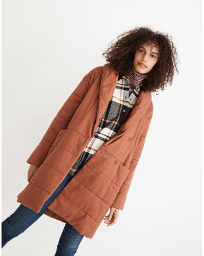 MW Dumont Quilted Coat - Brown