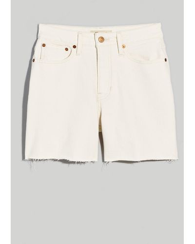 MW The Plus Curvy Perfect Vintage Mid-length Jean Short - Natural