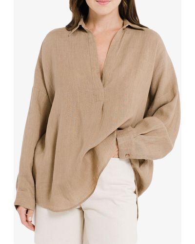 MW Laude The Label Oversized Tunic - Natural