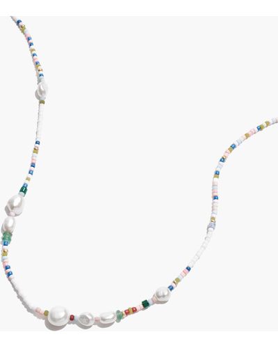 MW Pearl-mix Beaded Necklace - Multicolour