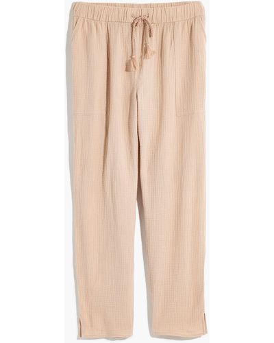 MW Beach Cover-up Track Trousers - Natural