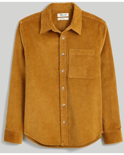 MW Corduroy Easy Long-sleeve Shirt - Brown