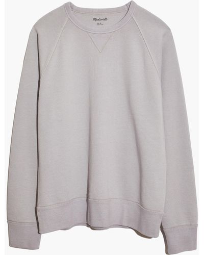 MW Garment-dyed Crewneck Sweatshirt - Gray