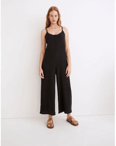 MW Textured Cover-up Jumpsuit - Multicolour
