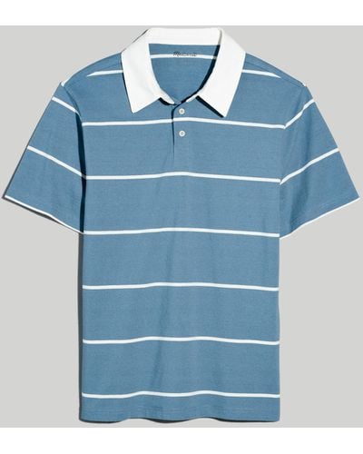 MW Rugby Short-sleeve Polo Shirt - Blue
