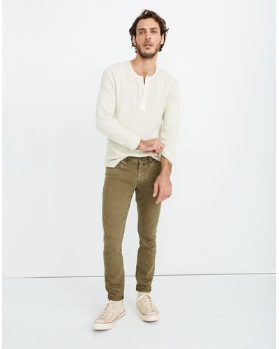 MW Garment-dyed Skinny Everyday Flex Jeans - White
