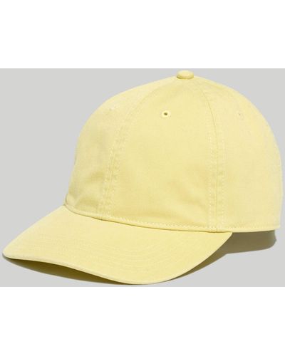 MW Organic Cotton Broken-in Baseball Cap - Yellow
