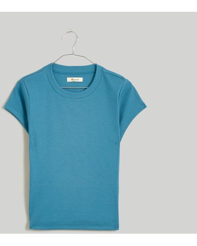 MW Supima® Rib Tee - Blue