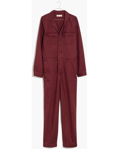 MW Warm-brushed Signature Coverall Jumpsuit - Brown