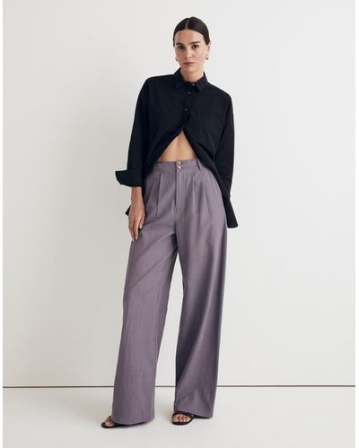 MW The Tall Harlow Wide-leg Pant - Blue