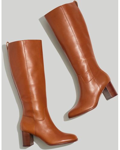 MW The Selina Tall Boot With Extended Calf - Brown