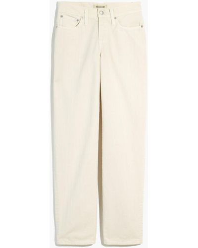MW Madewell X Donni Low-rise Loose Jeans - Natural
