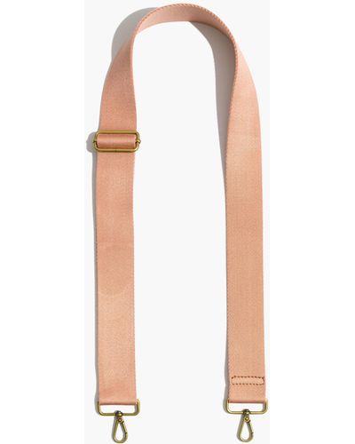 MW The Crossbody Bag Strap: Webbing Edition - White